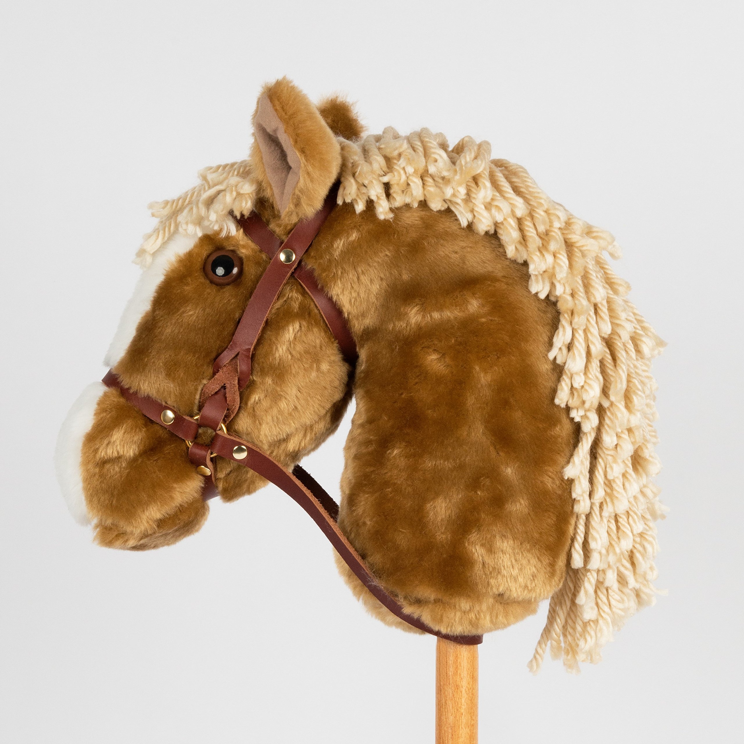 Buy Montana Toy Company's Snowy Mountain Ponies Palomino Stick Pony