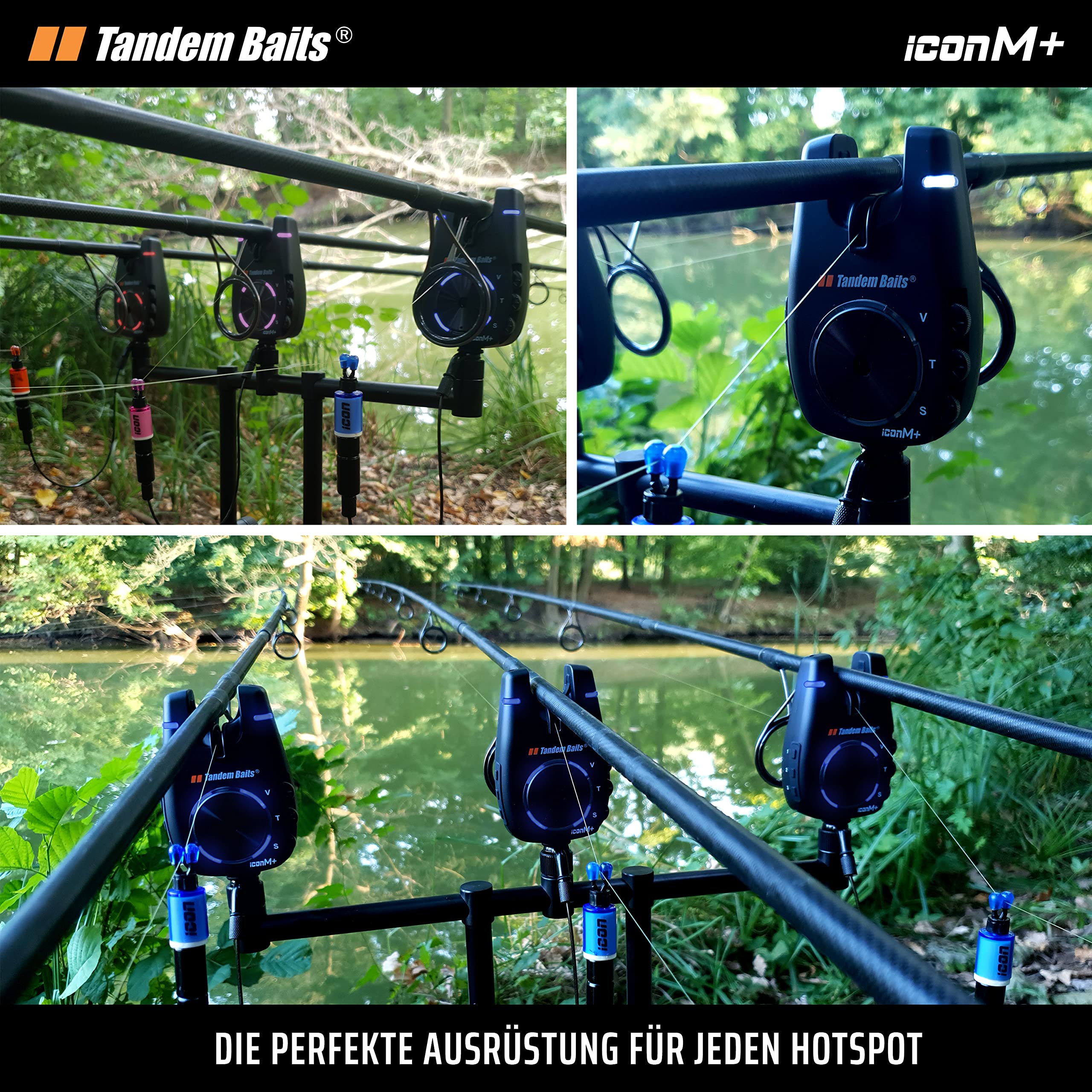 NTG Bite Alarm Set - 200m Range, Pack Of 3 Online Kaufen