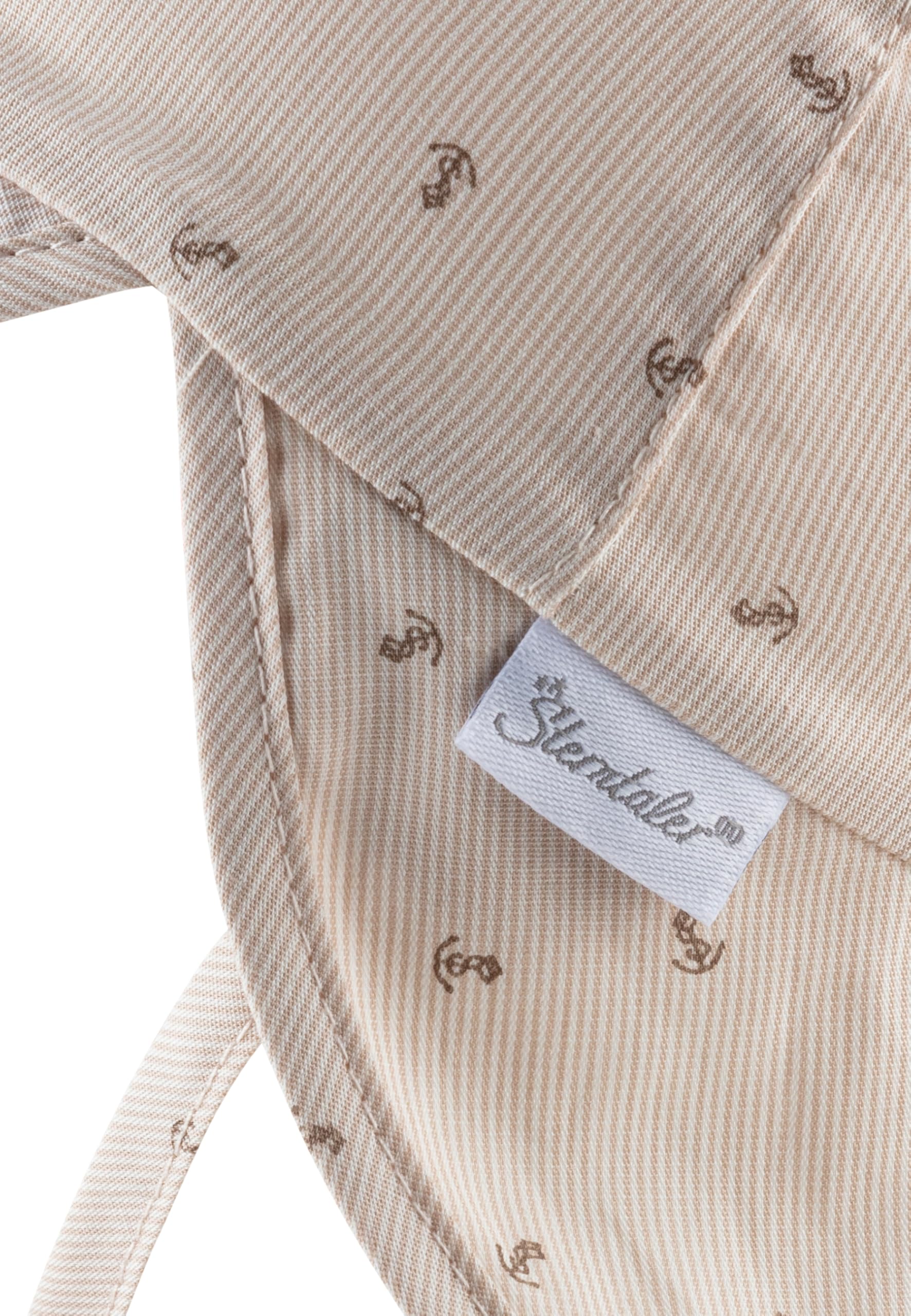 Sterntaler Schirmmütze Nacken Anker - Baby- und Kinder Mütze mit Nackenschutz Ohrenklappen und Bindeband - Sonnenmütze mit Futter aus Batist (Bio) - Sommer Kopfbedeckung