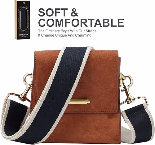 Miniatura 7 de Nefelibata - Correa para bolso, correa ajustable de repuesto, de 2 pulgadas de ancho, correa de bolsa cruzada, varios patrones