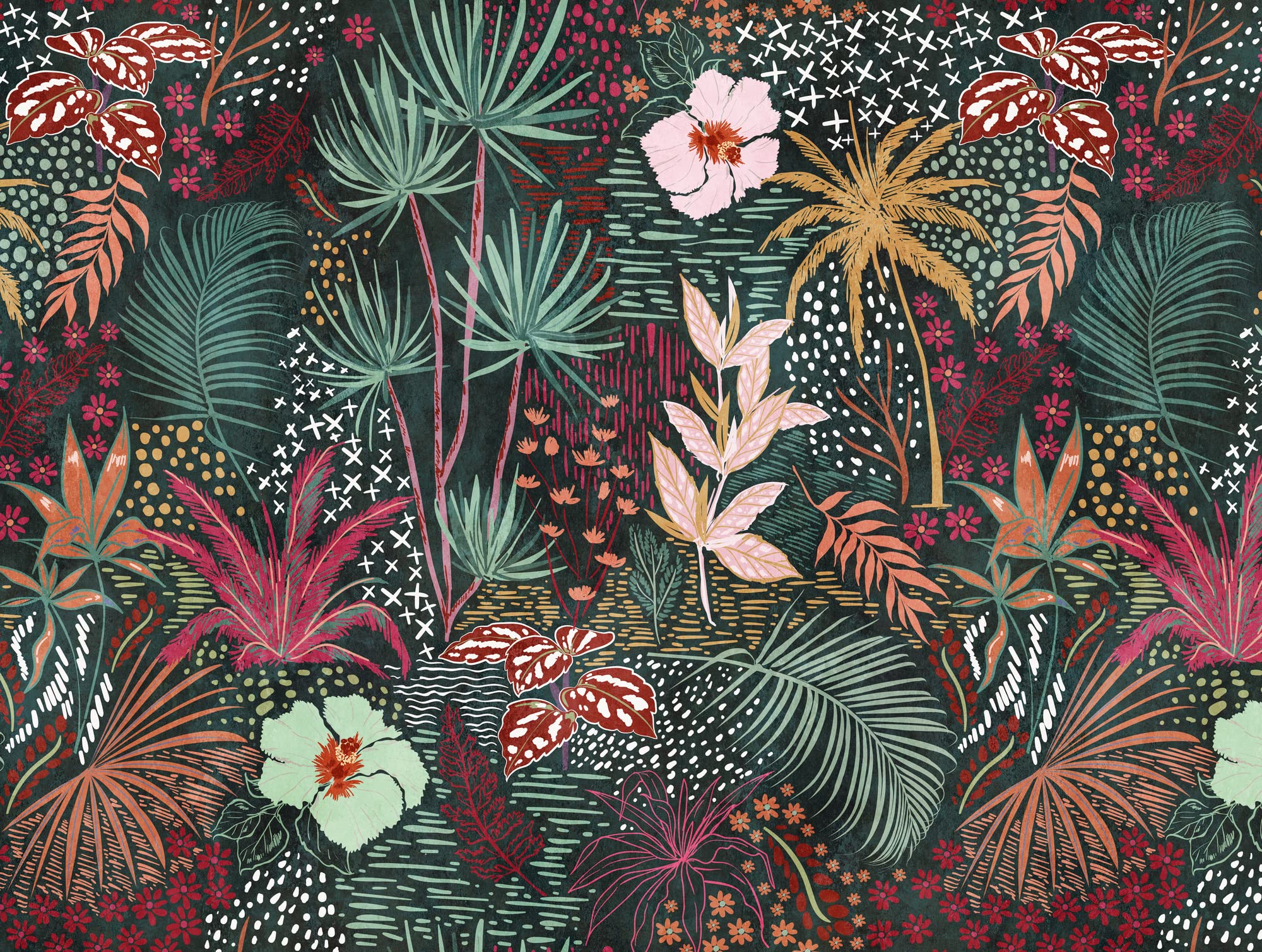 Livingwalls House of Turnowsky - Grijs - Jungle Behang - 388981 kopen