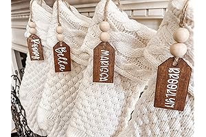 Personalized Christmas Stocking Custom Engraved with Your Choice of Font