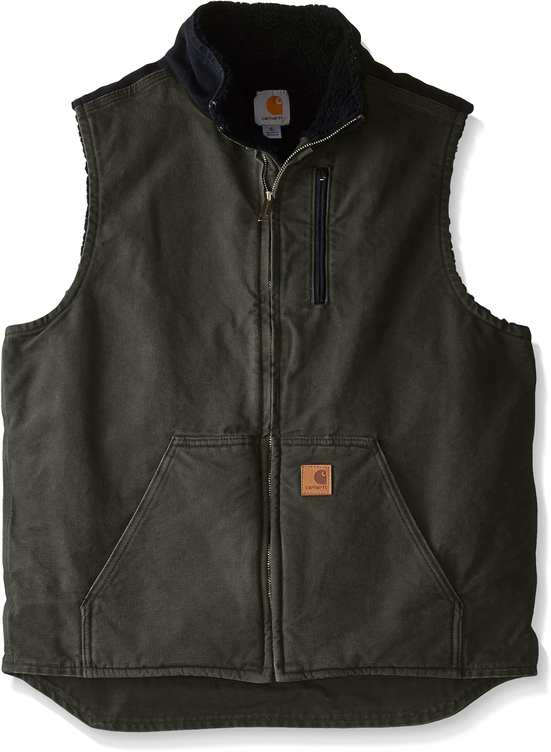 Carhartt sherpa lined vest with hood Clearance