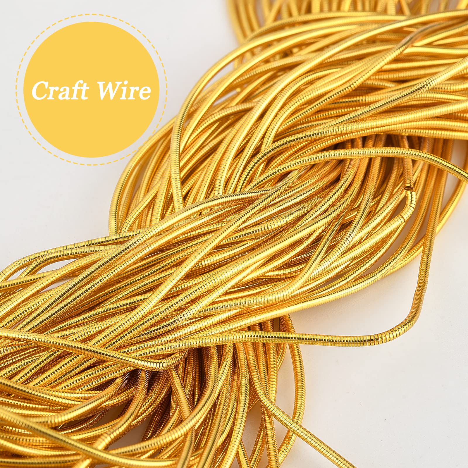 Filo D'oro Francese In Rame - Calibro 18 (1 Mm), 40 G (circa 22,67 M), Per Ricamo, Gioielli E Decorazioni Su Abiti