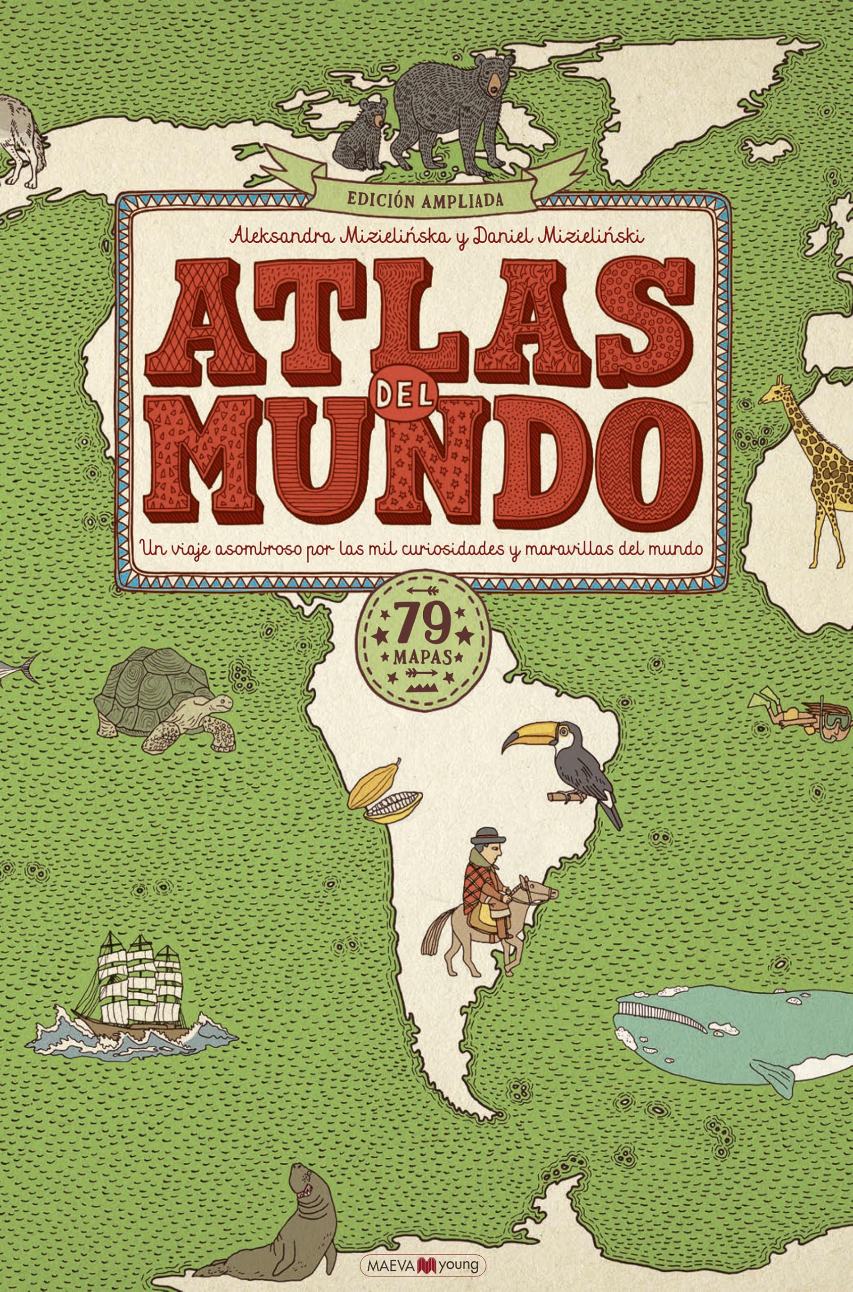 Atlas del Mundo. Verde: Edición ampliada (Libros para los que aman los libros)