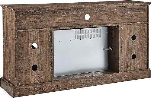 Miniatura 8 de KUIKUI Soporte de TV con chimenea eléctrica para televisores de hasta 70 pulgadas, silla de 60 pulgadas, estufas de chimenea eléctrica, consola de