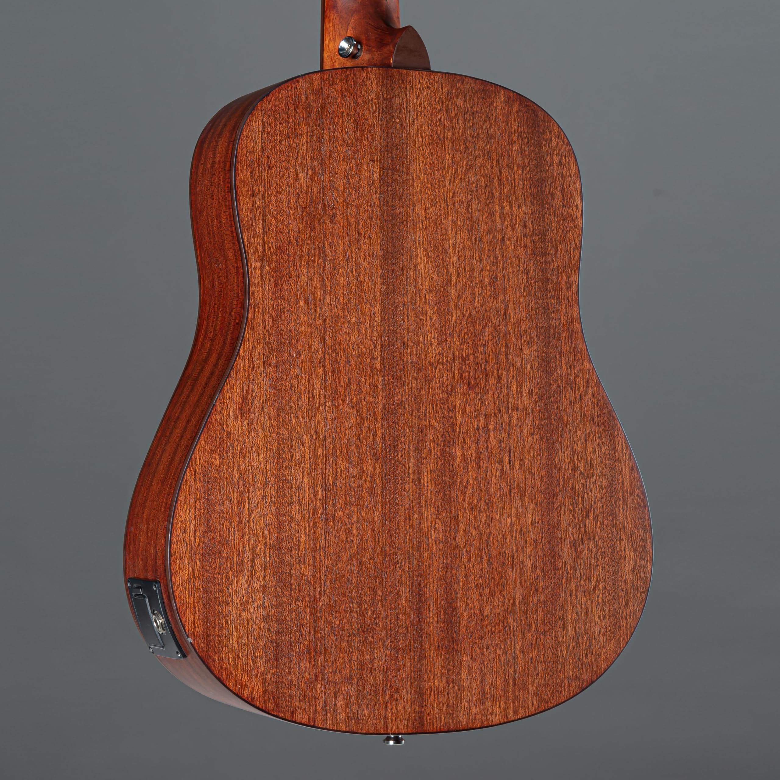 Red Hill Westerngitarre, Akustik-Gitarre für Anfänger und Einsteiger, 3/4 Gitarre, Dreadnought Mini mit Natural Fichtendecke, ideal als Reisegitarre