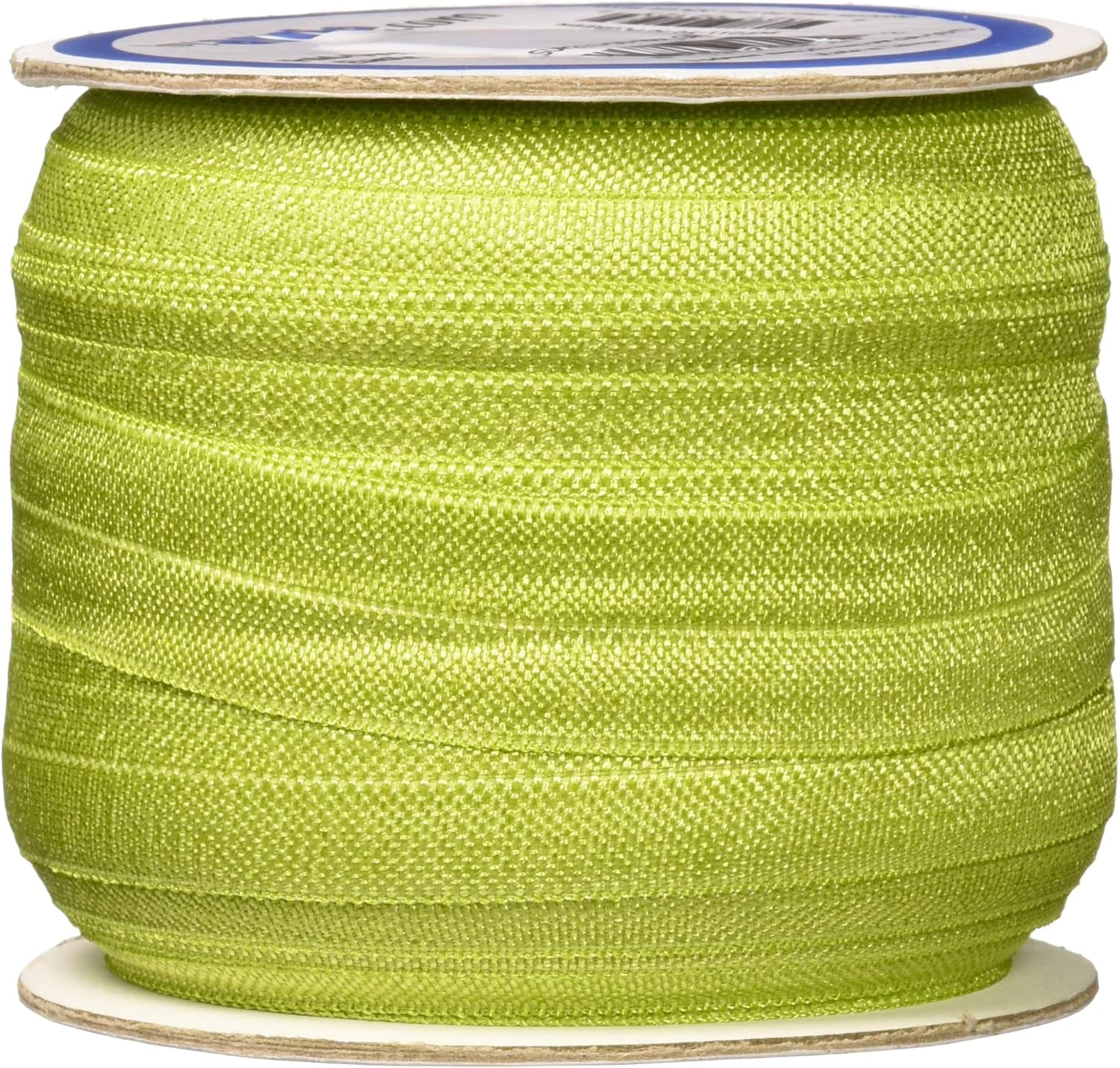 By Annie 3/4in x 50yd Apple Green Fold-Over Elastic