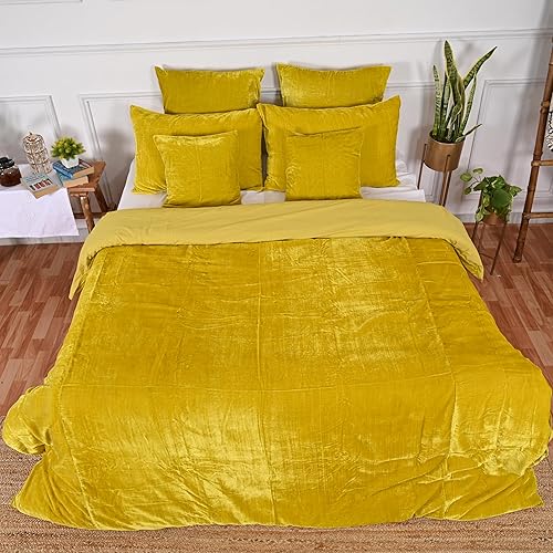 Miniatura 35 de Fundas de edredón de terciopelo aplastado ultra lujosas, ropa de cama bohemia color burdeos, tamaño Queen, ropa de cama UO, funda de edredón Donna