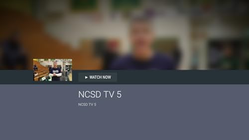 NCSD TV