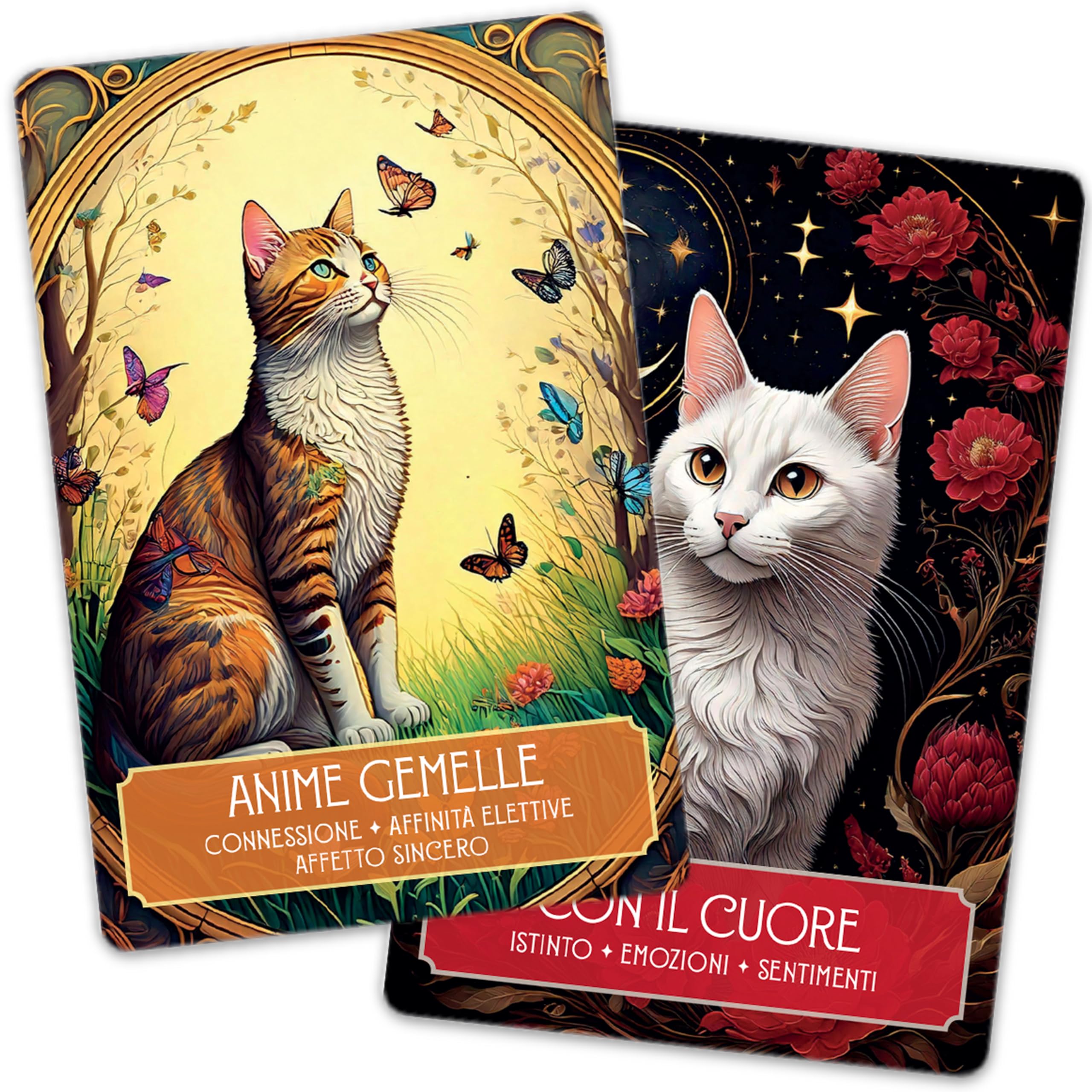 L'oracolo dei Gatti 44 Carte con Guida illustrata
