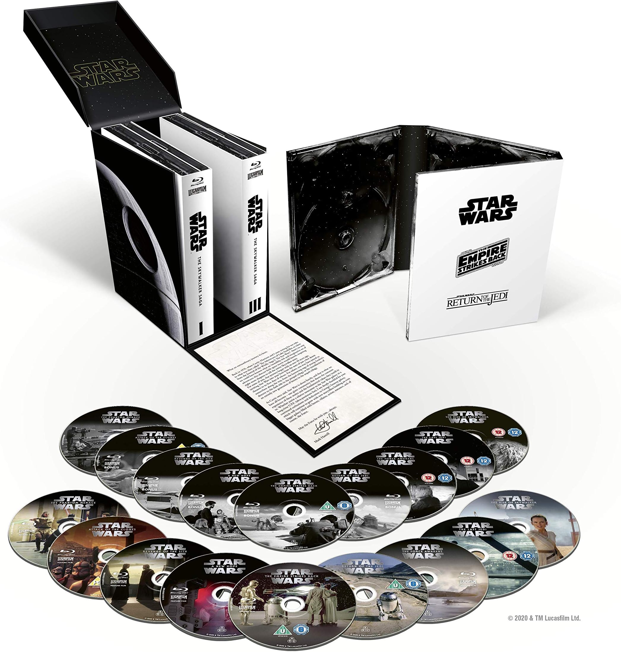 Star Wars: The Skywalker Saga Complete Box Set [Blu-ray] [2019] [Region Free]