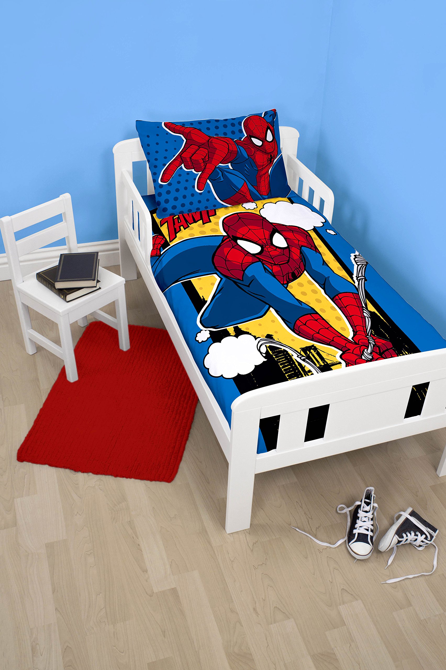 spiderman cot bed duvet set