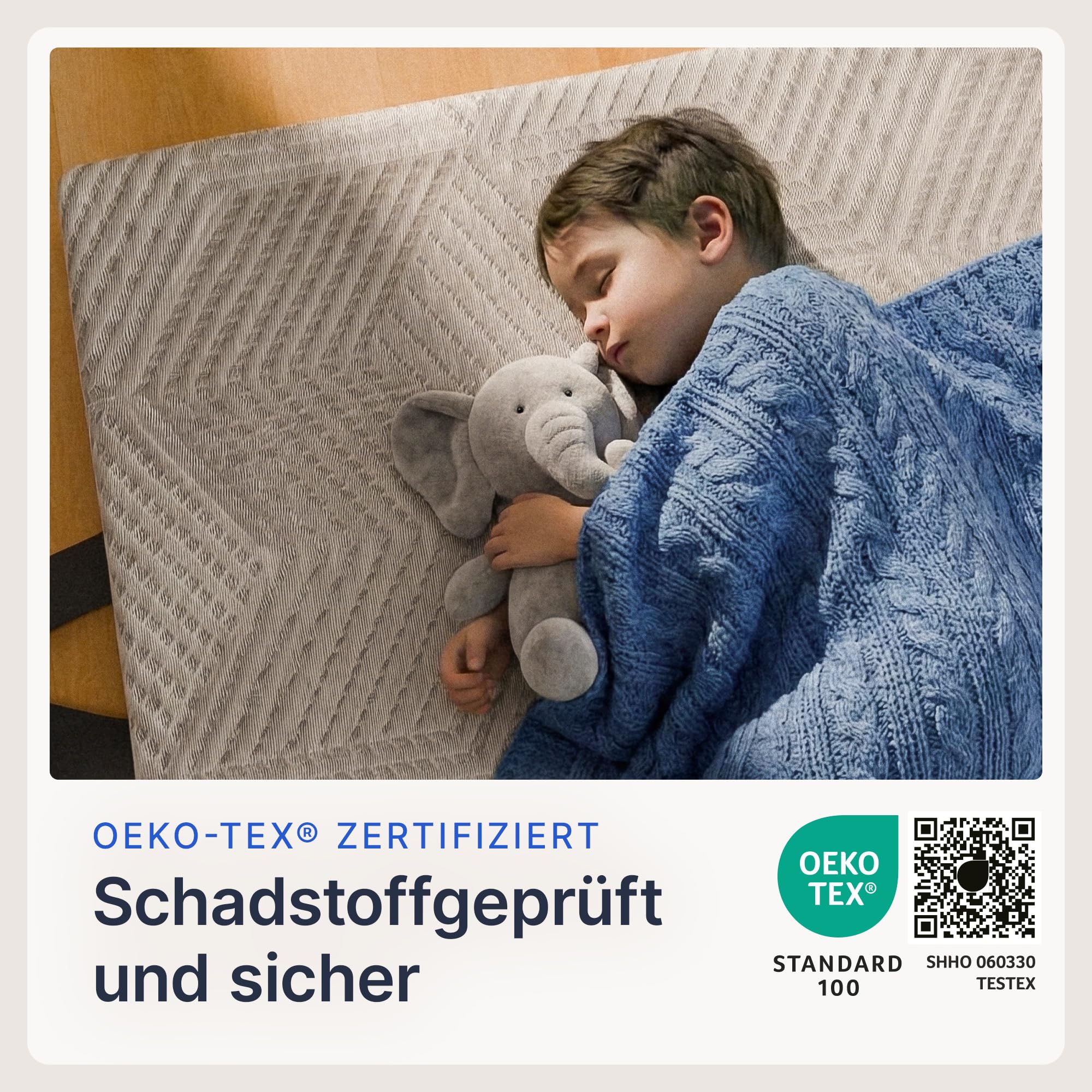 Komfort Klappmatratze 90x200 x 15 cm - Memory Foam - Gästebett und Faltmatratze als Gästematratze - Bequem & waschbar