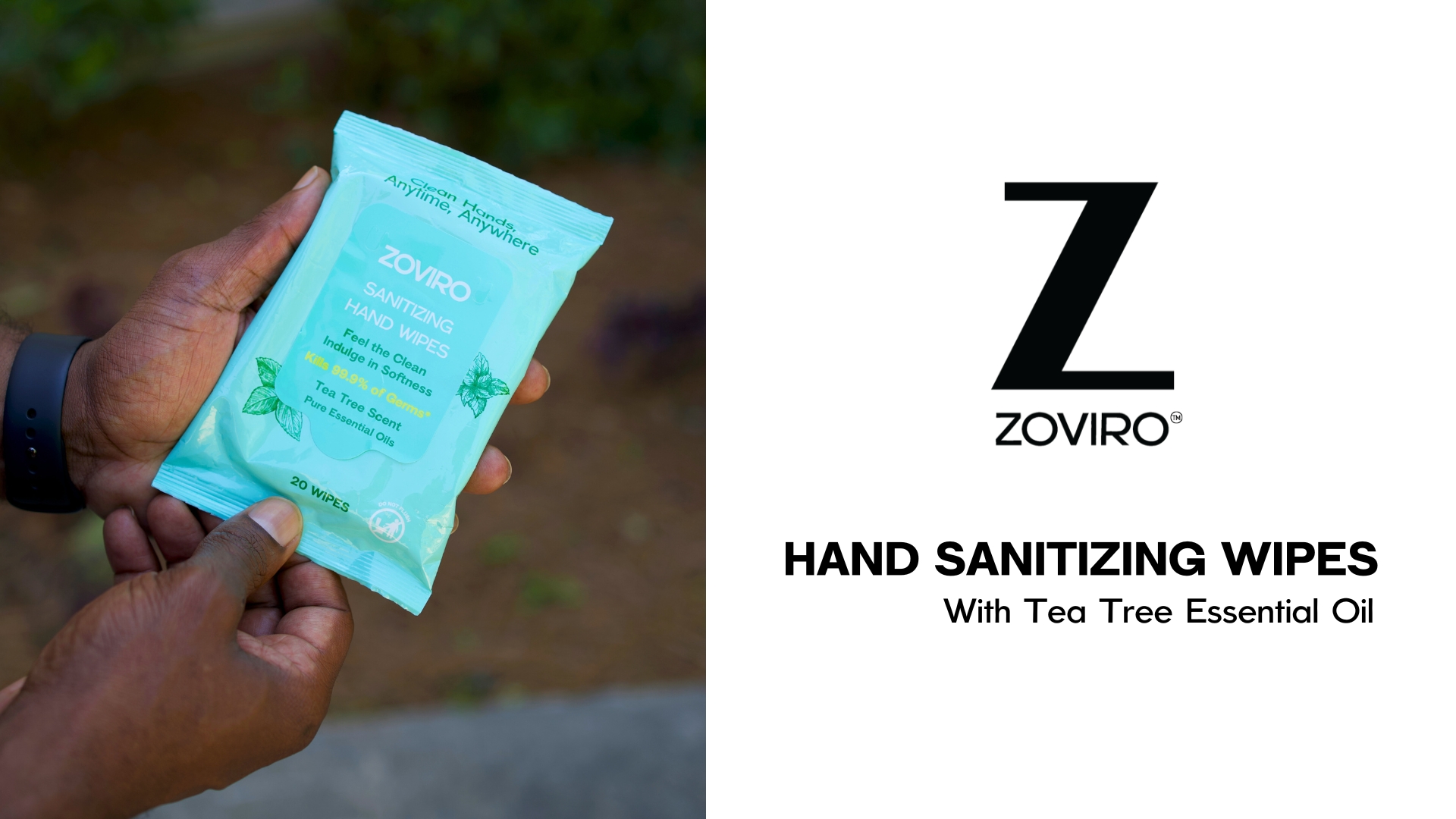 Amazon.com : Zoviro Hand Sanitizer Wipes, Moisturizing With Tea