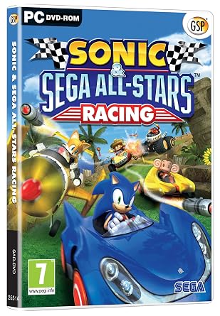 Sonic و SEGA All Stars Racing PC DVD