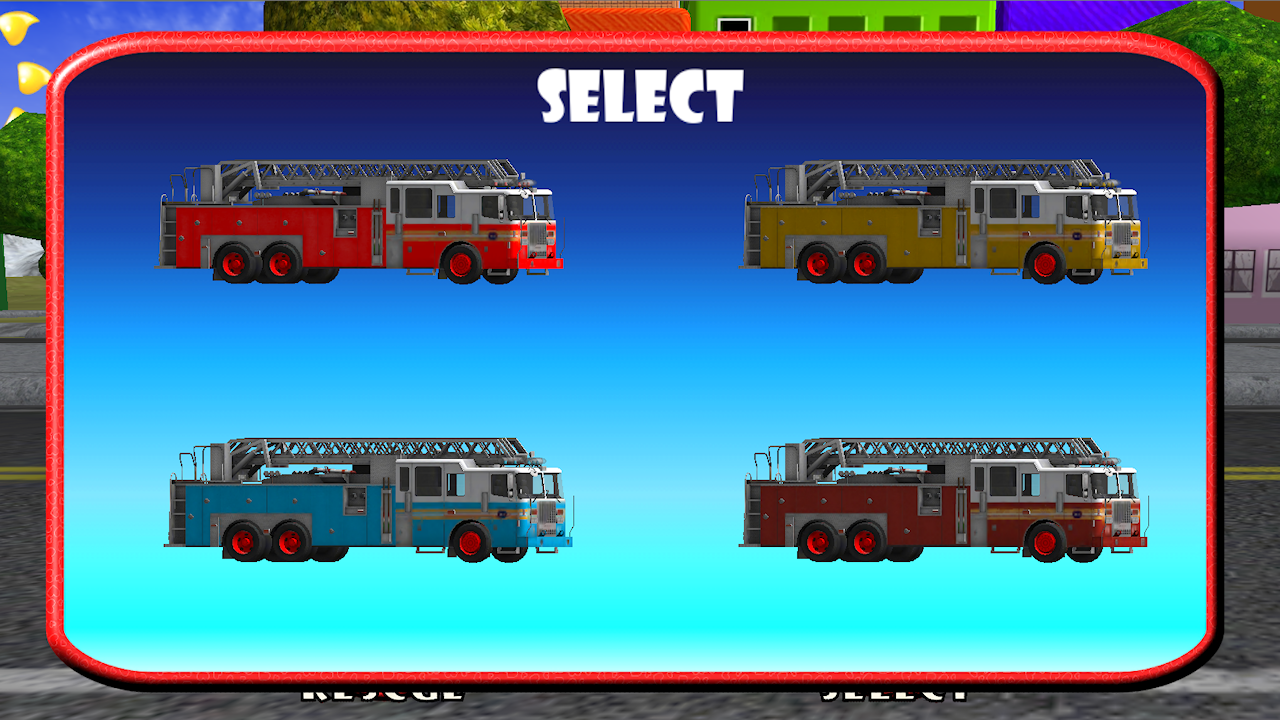 Fire Truck Race & Rescue! Toy Car Game For Toddlers and Kids With Siren ...