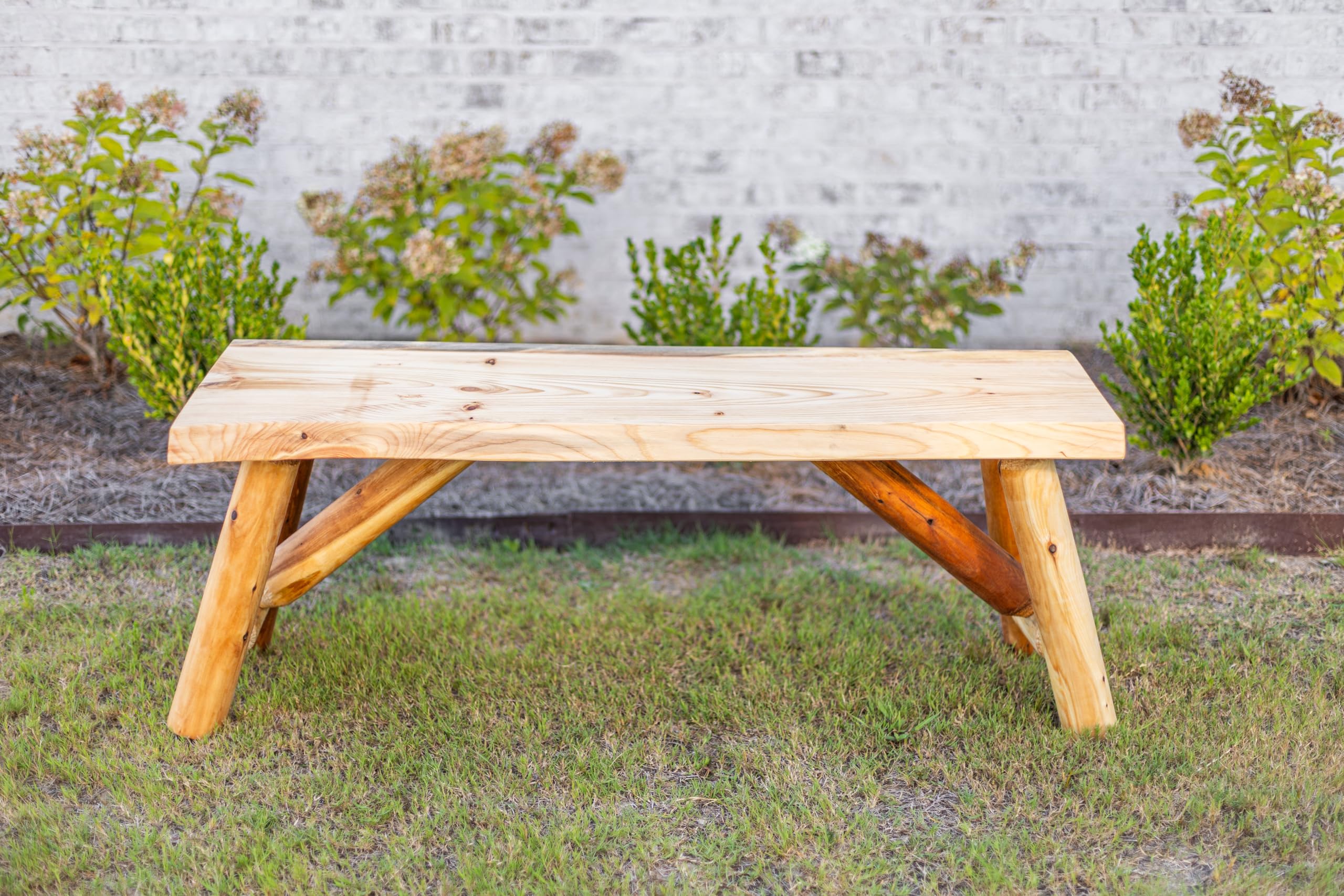 Amazon.com: SRL Rustic Logwerks Indoor & Outdoor Bench