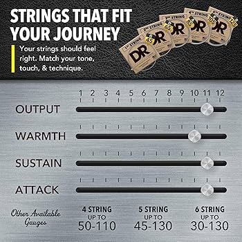 Amazon.com: DR Strings HI-BEAMS - Stainless Steel 5-String