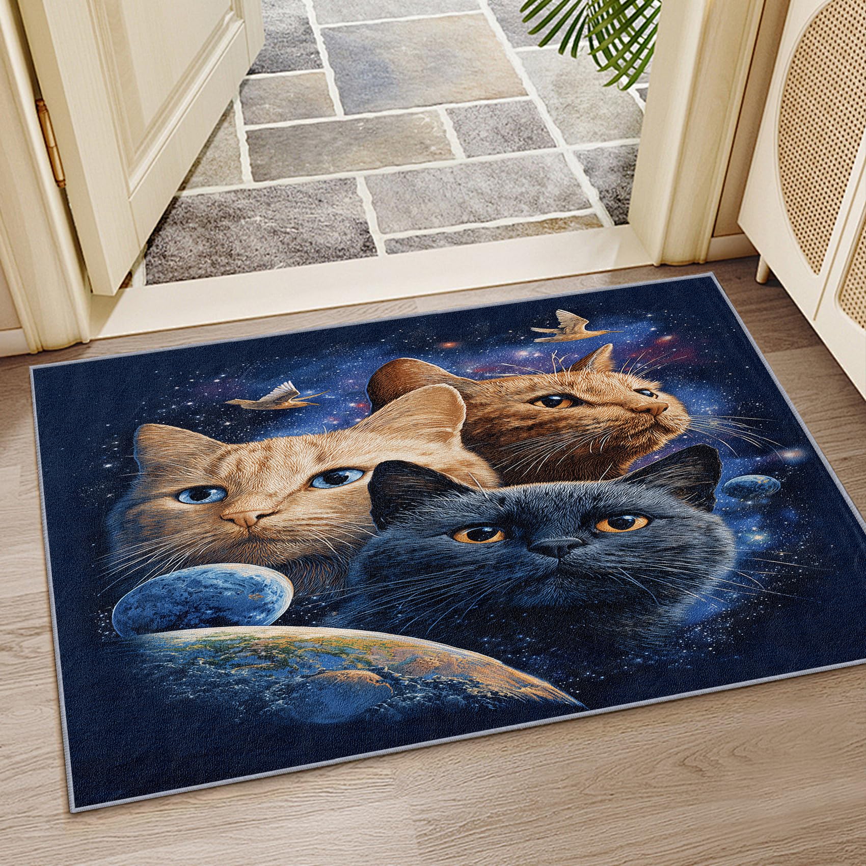 Mistela Katze Teppich 140x200 cm Tiermotiv