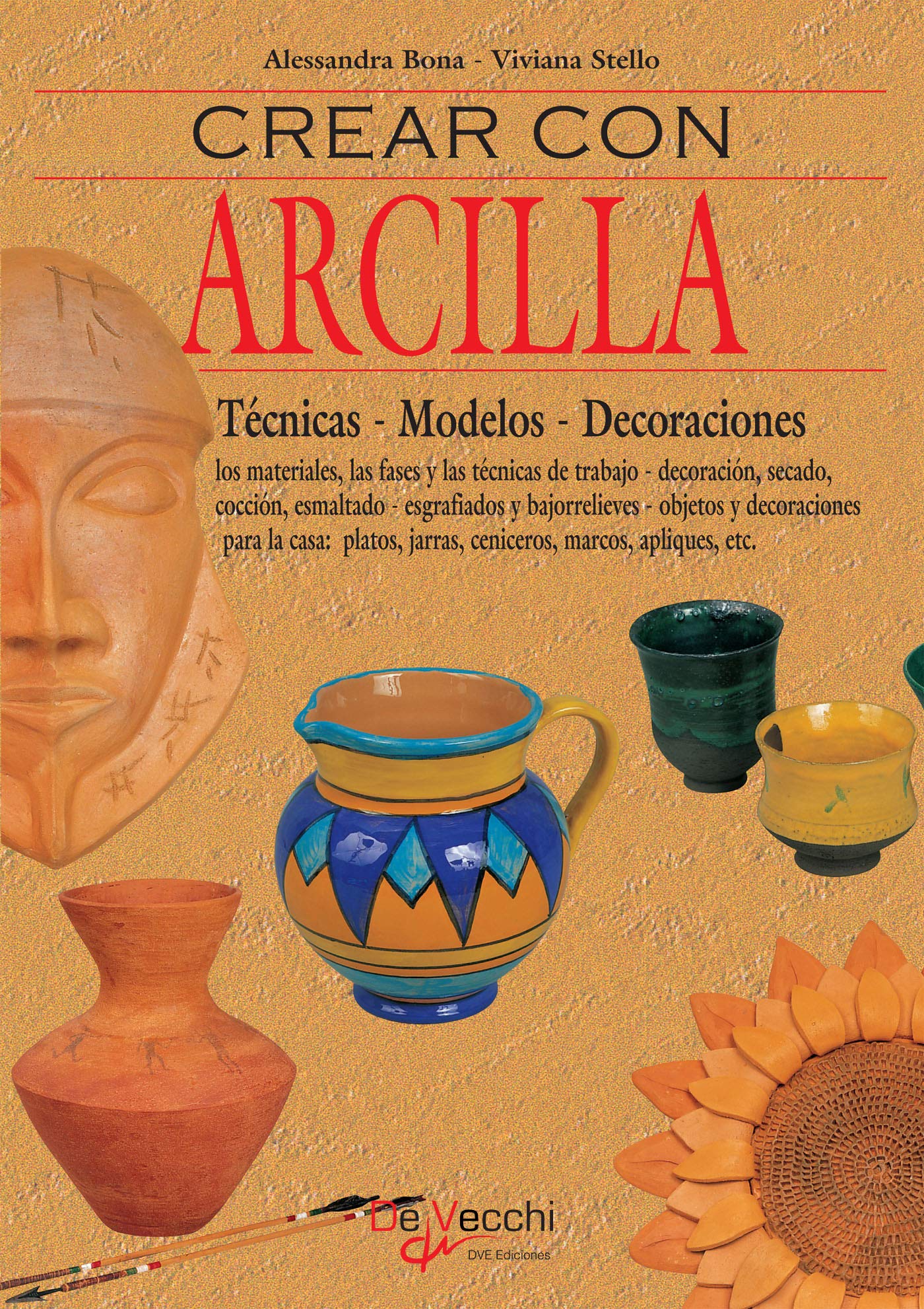 Livre Crear con arcilla atelier poterie en espagnol pour vos week-ends créatifs