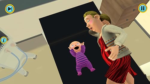 Virtual Pregnant Mother Baby Daycare Fun 3D: Jogo de simulador de vida de bebê recém-nascido e mamãe