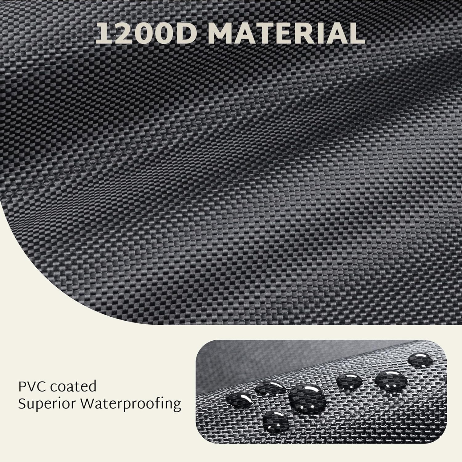 iBirdie Roof Rack Cargo Carrier 18.1 Cubic Feet, Soft-Shell Rooftop Cargo Box, Waterproof Heavy Duty 1200D for Car with/Without Roof Rack, Includes Anti-Slip Mat, Door Hooks, 46x34x20 inches