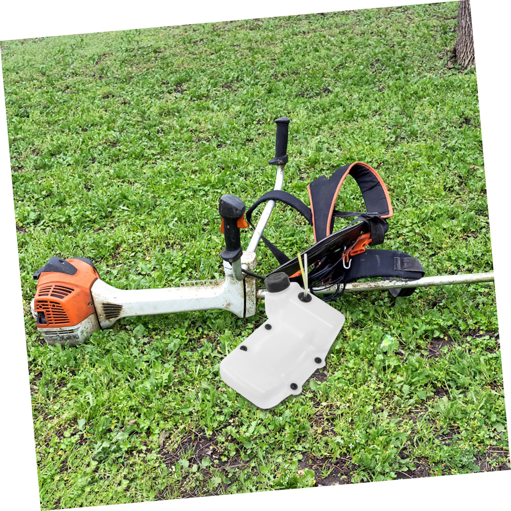Depósito De Combustible Para Desbrozadora 40-5Bl Tanque De Recambio Fácil De Instalar Para Cortasetos Y Cortacésped Accesorio De Jardín Y Agricultura 9.64X5.70X2.75In