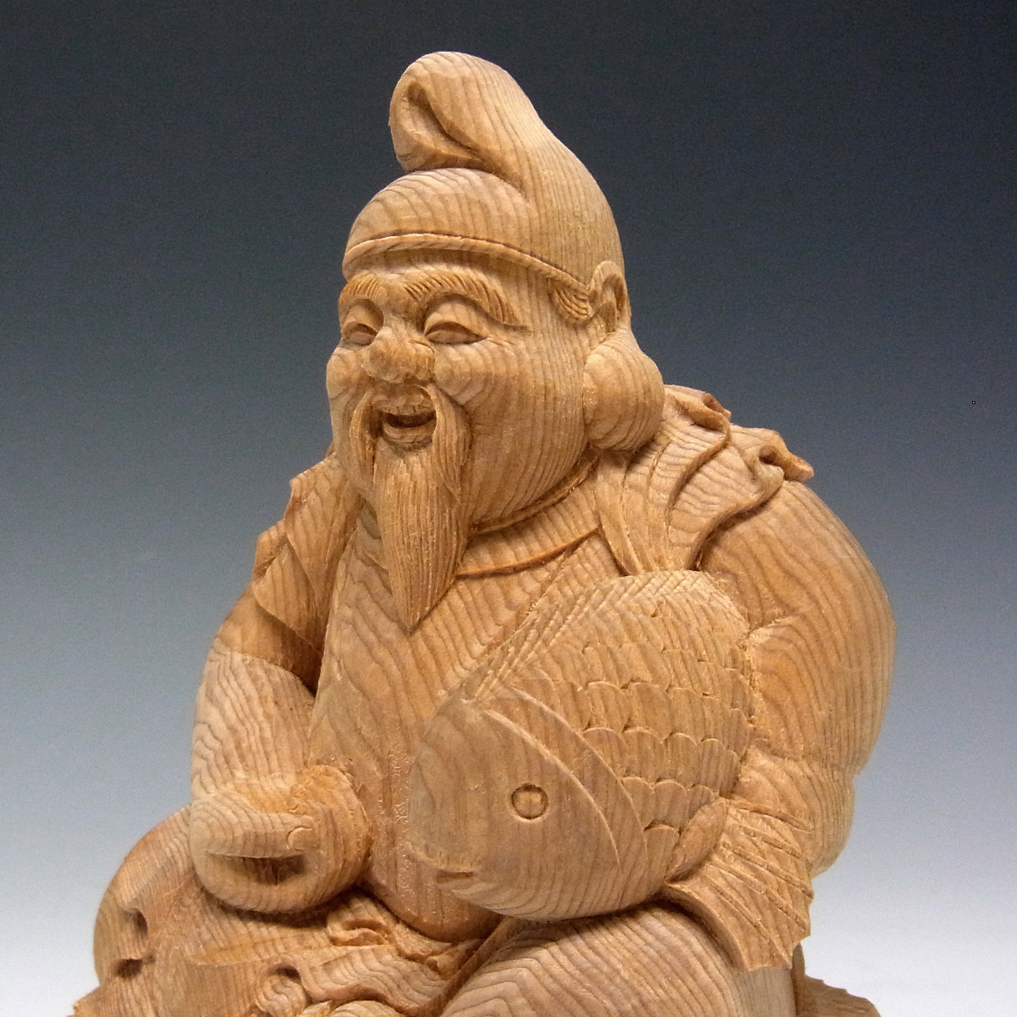 恵比寿大黒　置物 Amazon.co.jp: 楠 木彫り 恵比寿大黒 置物 16cm : ホーム＆キッチン