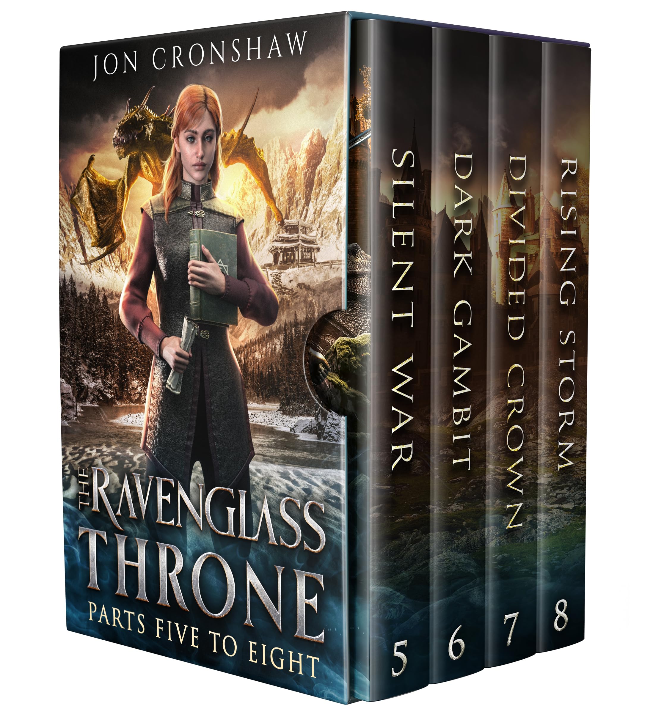 The Ravenglass Throne: Parts Five to Eight: Epic Nobledark Fantasy Featuring Court Conspiracies, Broken Bonds, and Royal Sisters Under Siege (The Ravenglass Throne Collection Book 2)