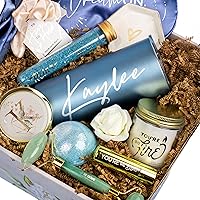 Vista 64 de Sincerely, Me Personalized Bridesmaid Proposal Gift Set with White and Rose Gold Gifts in Bridesmaid Box (PB1)