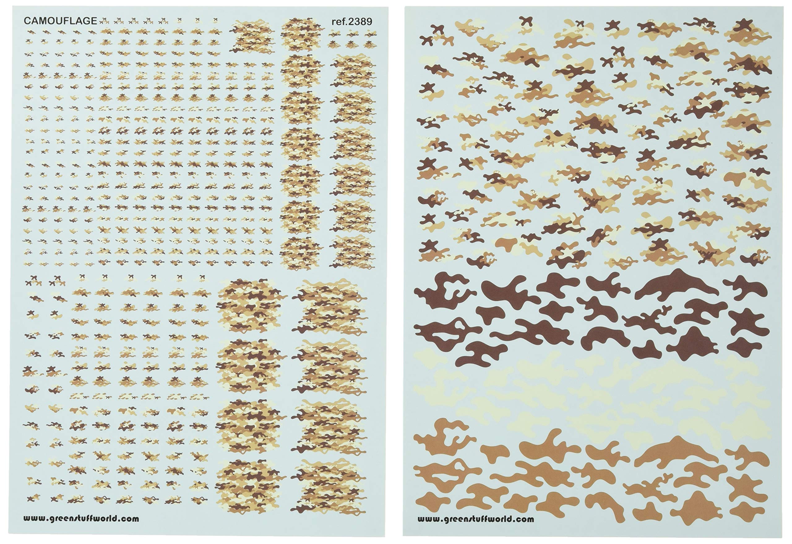 Green Stuff World: Waterslide Decals - Classic Desert Camo