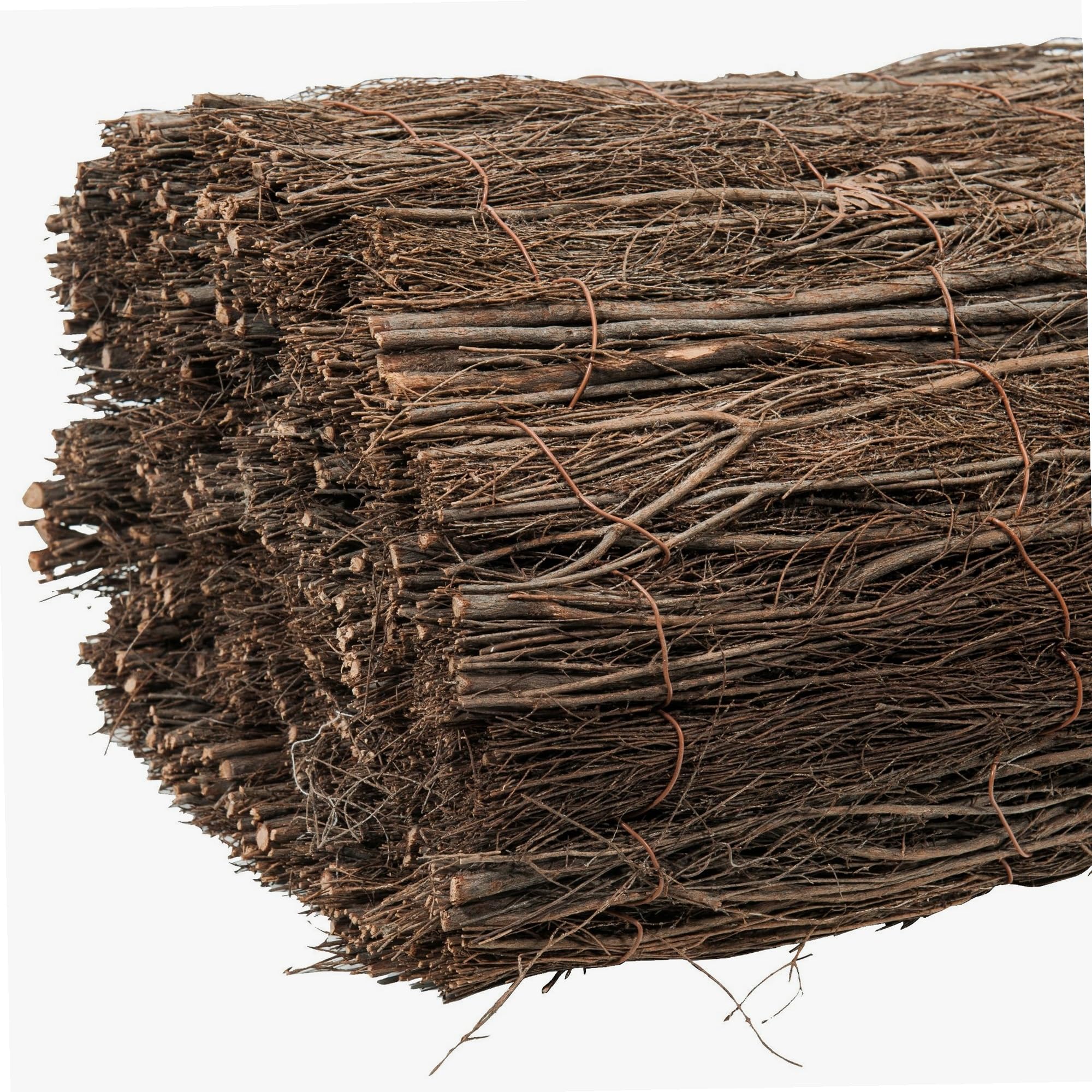 Brise vue jardin - Brise vue occultant - Rouleau Brise vue - WerkaPro 10752 - Brise Vue en Bande de bruyère - 1 x 3 m - 3000 g/m2 - Naturel - Pour isoler un espace extérieur