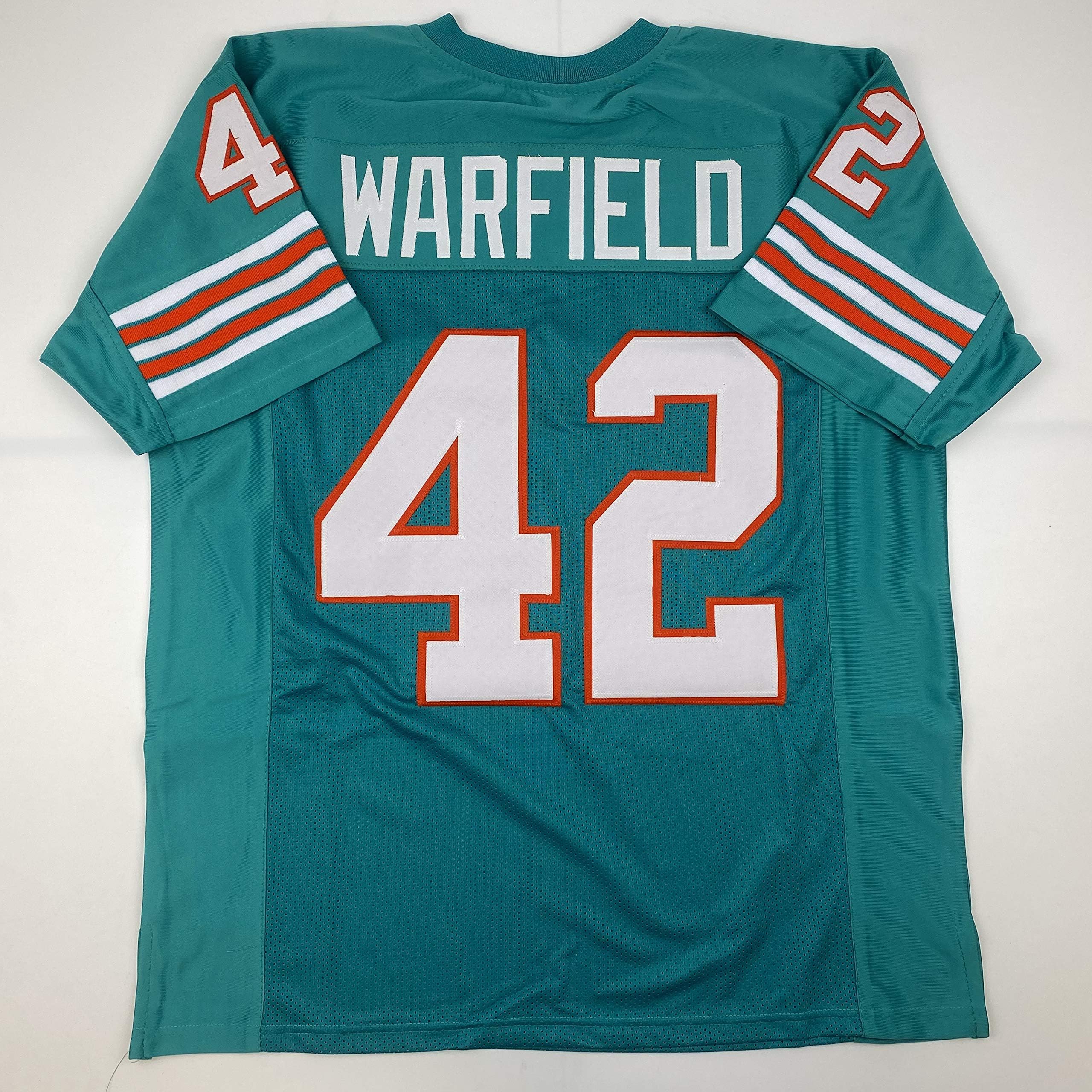 Unsigned Paul Warfield Miami Teal Custom Stitched Football Jersey Size XL New No Brands/Logos