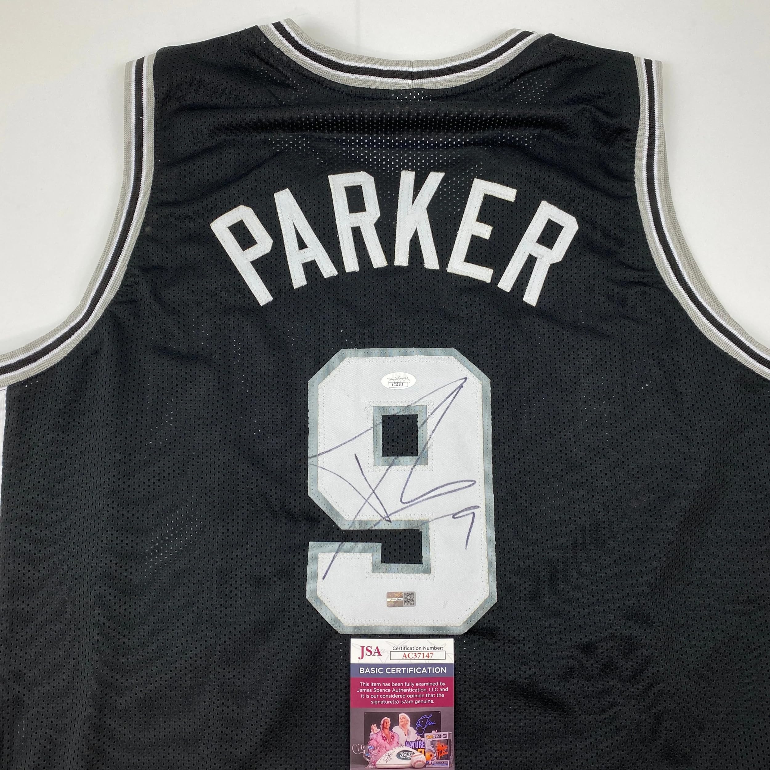 Maillot De Basket NBA San Antonio Spurs Dédicacé Par Tony Parker - Certifié Authentique JSA COA - Collector