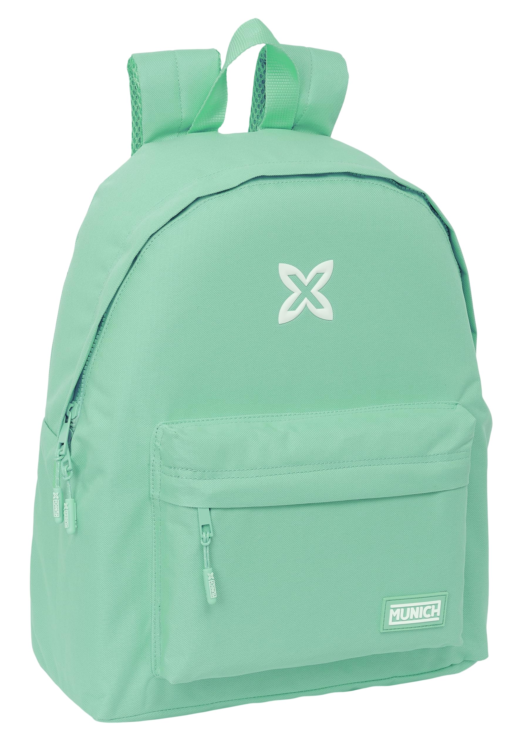 safta Munich Basics Children's Daypack, Quality and Maximum Resistance, Comfortable and Versatile, 33 x 15 x 42 cm, Turquoise, Turquoise, Estándar, Casual, turquoise, Estándar, Casual