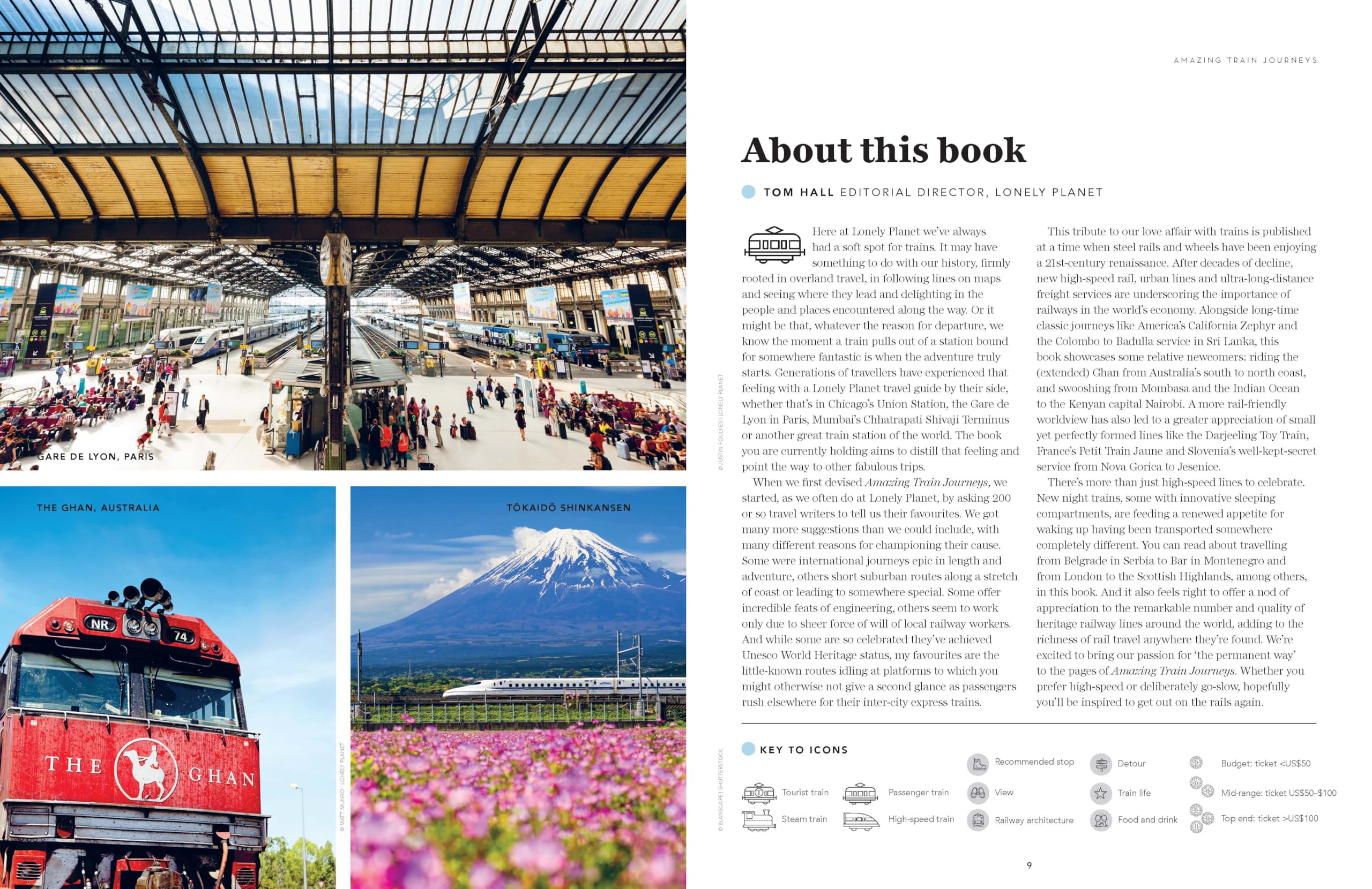 Lonely Planet Amazing Train Journeys: The Ultimate Guide to 60 Remarkable Rail Experiences with Stunning Photography, Route Maps & Expert Insights