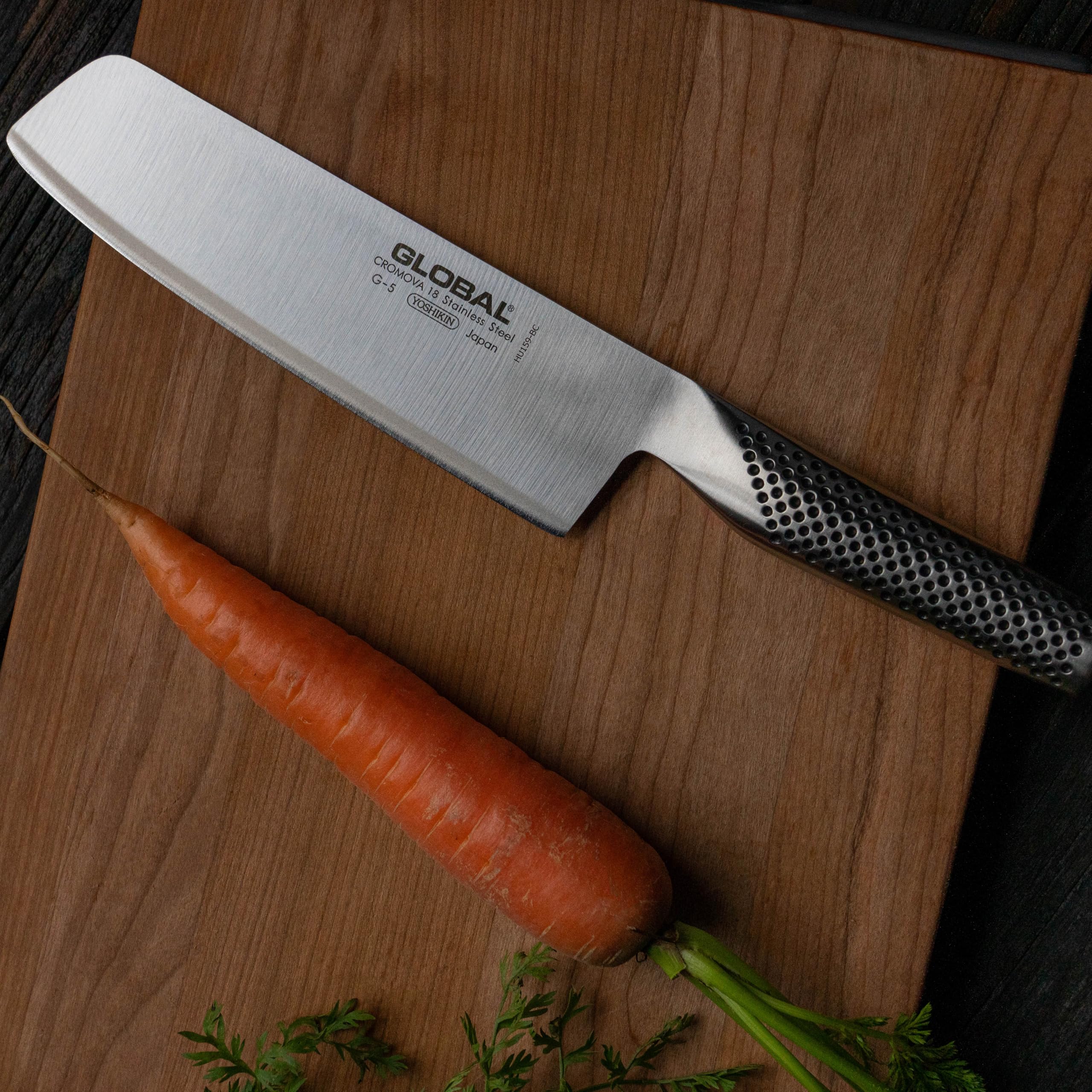 Global G-5 in acciaio inox G5 G5 Verdure Chopper, lunghezza 18 cm, argento