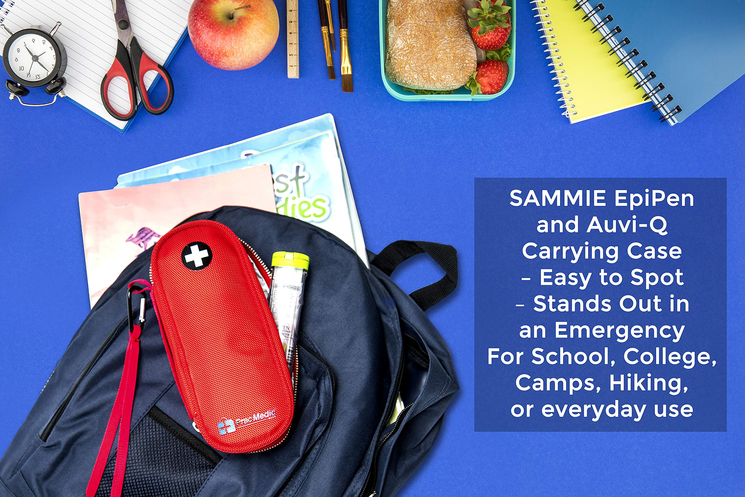 PracMedic Bags Epipen Carry Case Insulated Medical Case for 2 Epi Pens