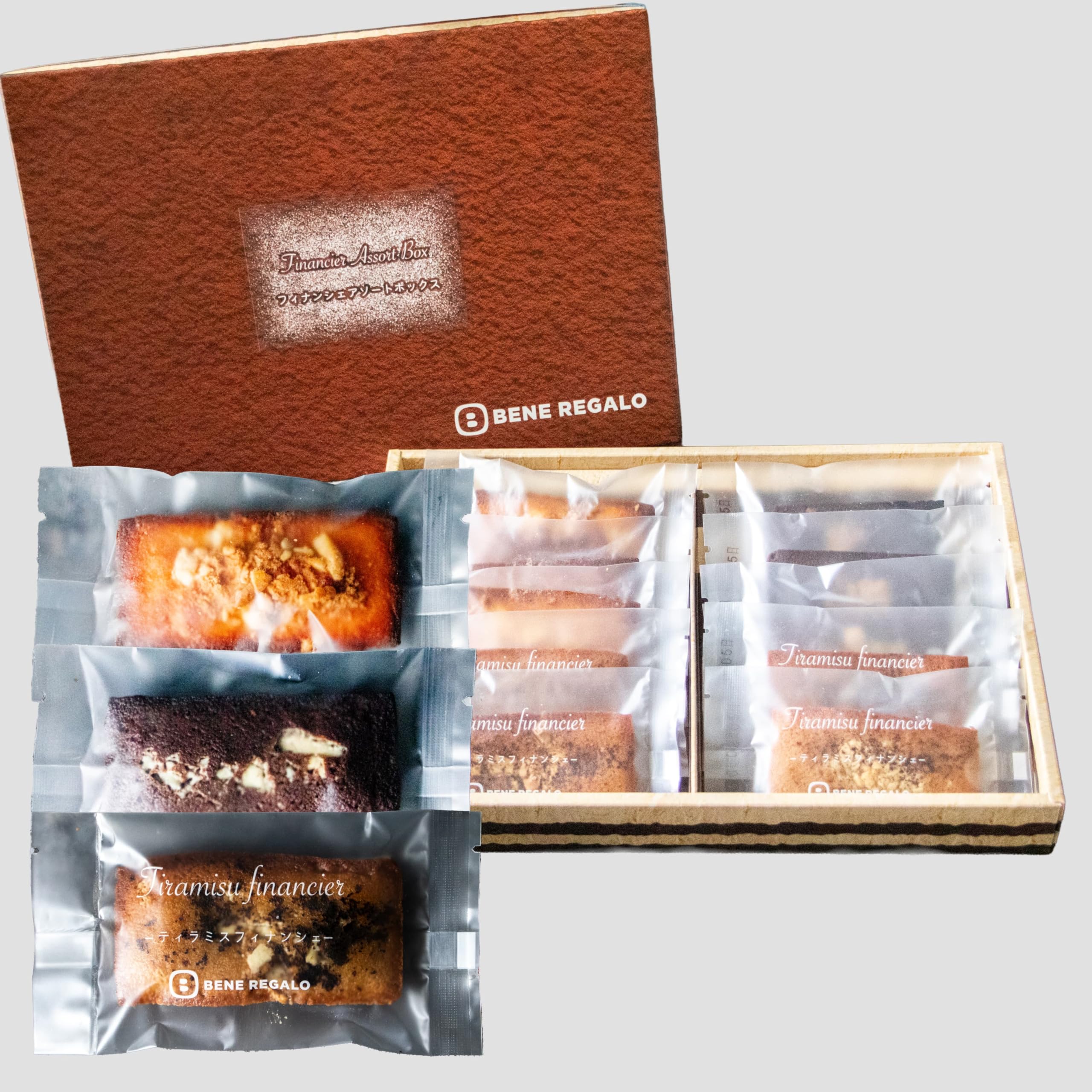 Amazon.co.jp: ティラミス専門店 BENE REGALO フィナンシェアソート
