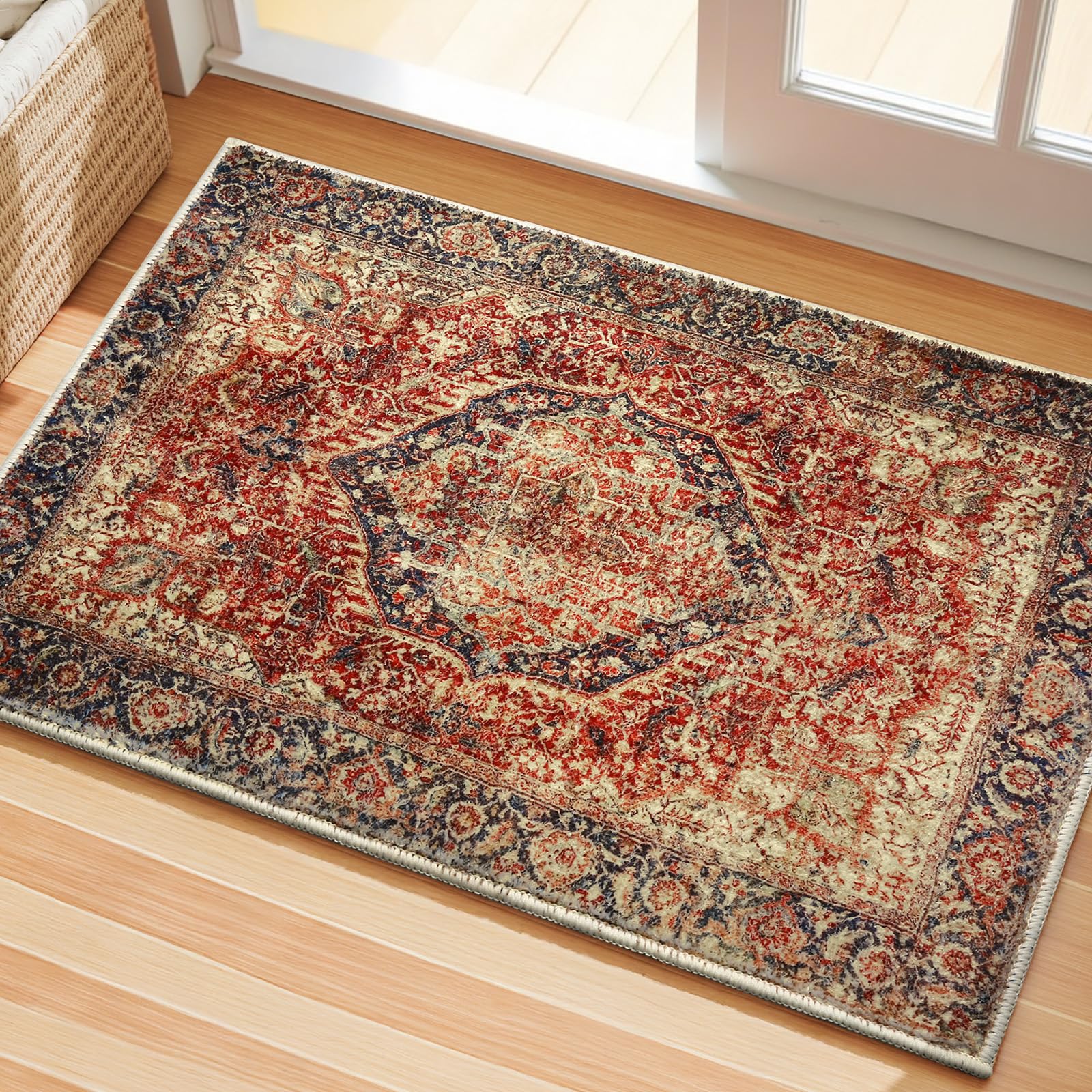 Tuocal Door Mat Non Slip Dirt Trapper Door Matts Indoor 60x90cm Majestic — image 1