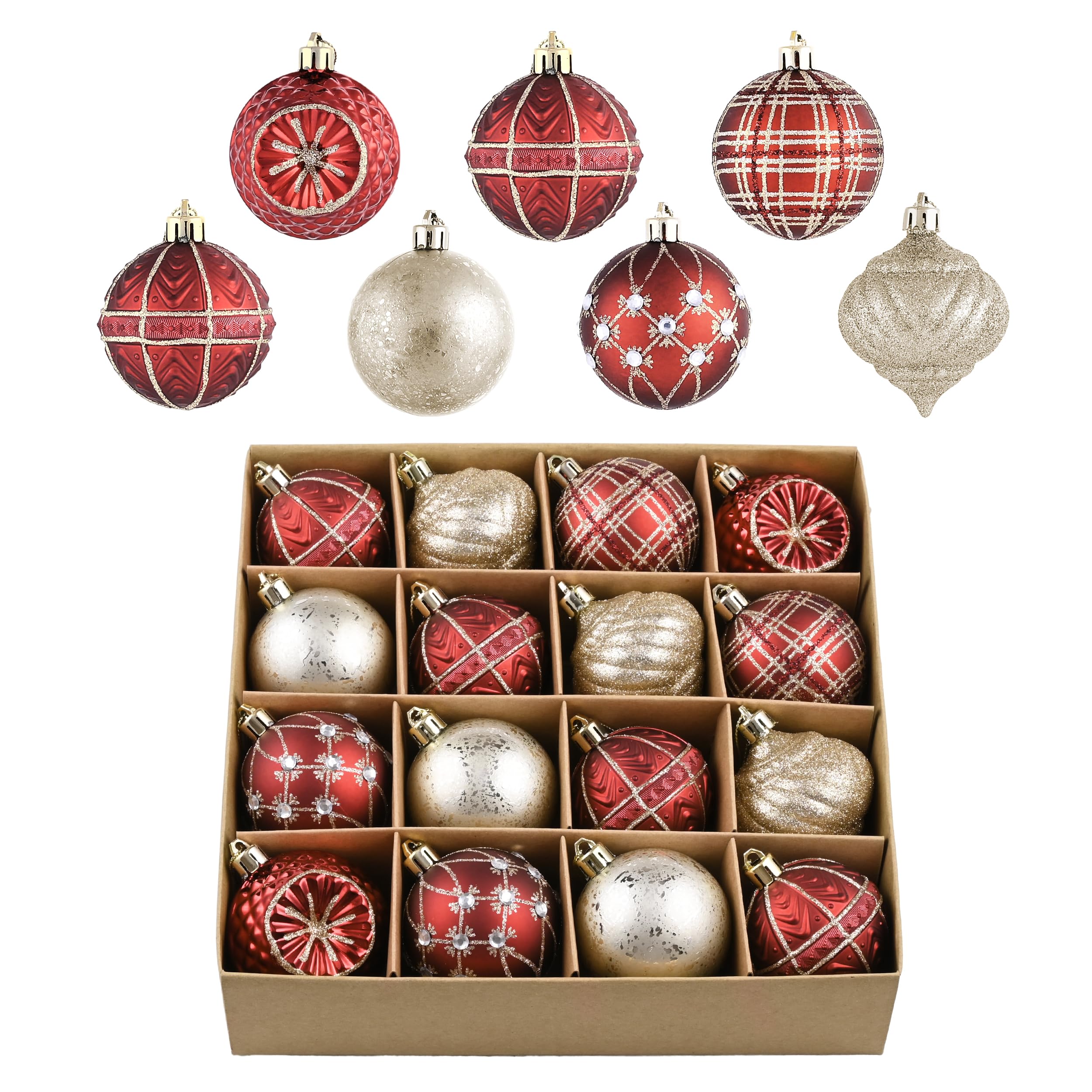 Adornos de árbol de Navidad Valery Madelyn, el regalo ideal de decoración vintage
