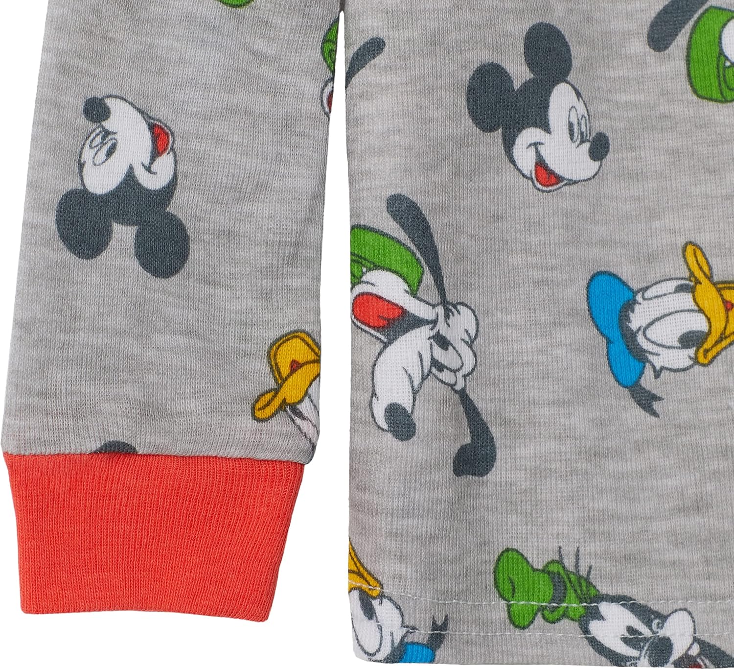 Disney Baby Boys' Mickey Mouse 4-Piece Snug Fit Cotton Pajamas - Image 5