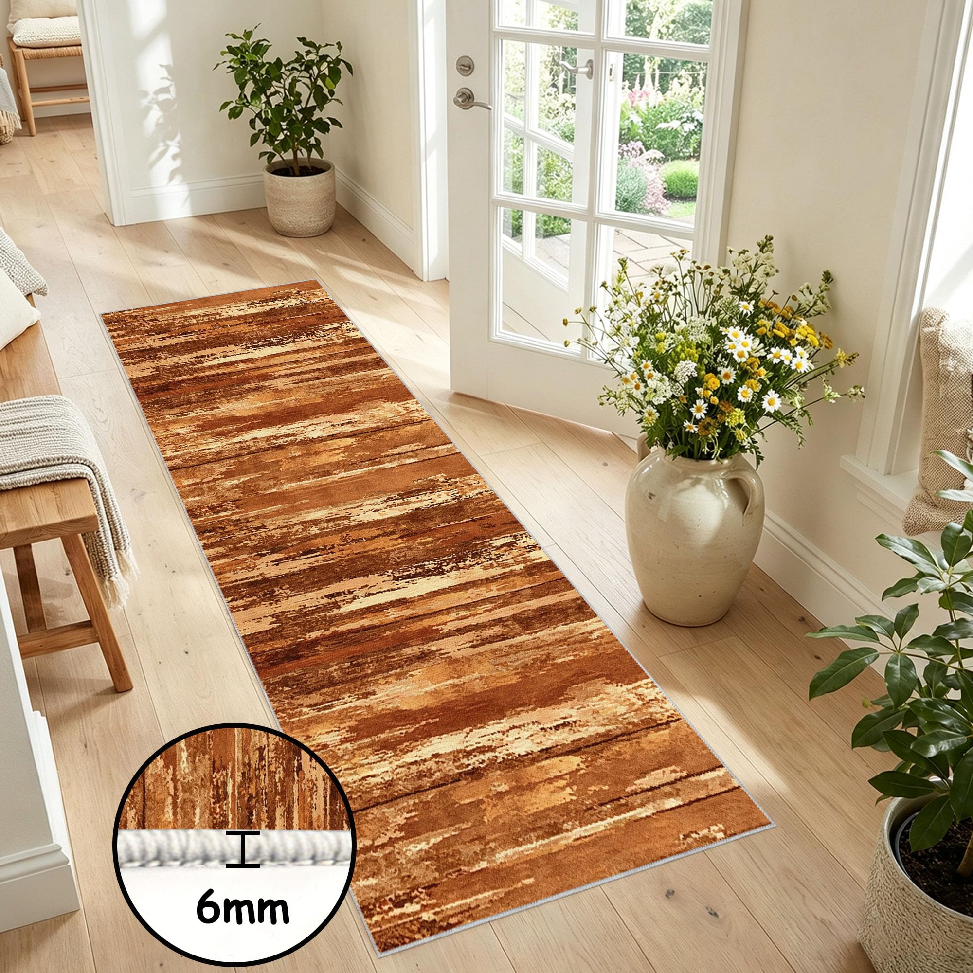 Tapis Couloir Antidérapant Long Rug 120 x 150 cm