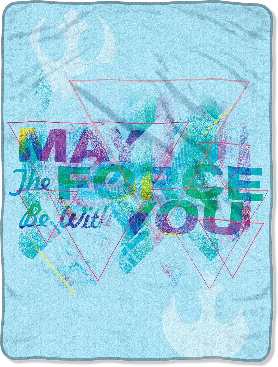 Northwest Star Wars Micro Raschel Throw Blanket, 46" x 60", Retro Collage