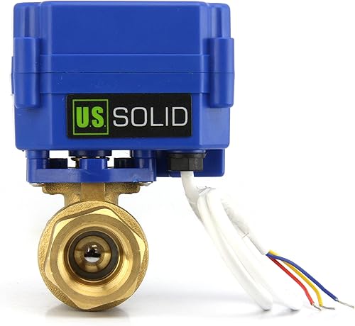 Miniatura 8 de U.S. Solid CR-02 Válvula de bola motorizada, 3 cables, Gris, 2.00watts, 12.00 volts