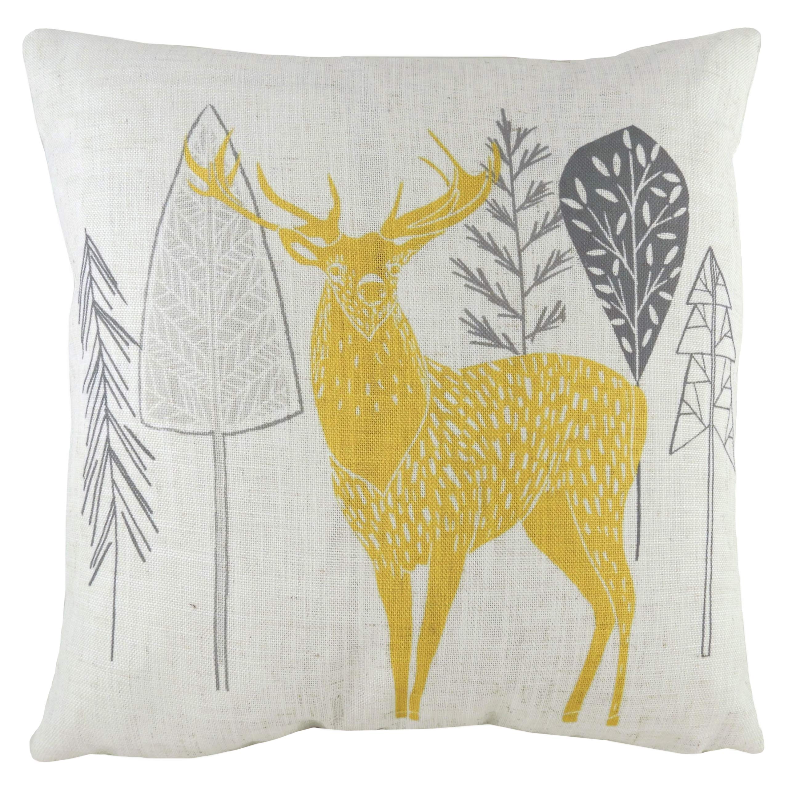 Evans Lichfield Natural Hulder Stag Cushion Cover, 43 X 43Cm