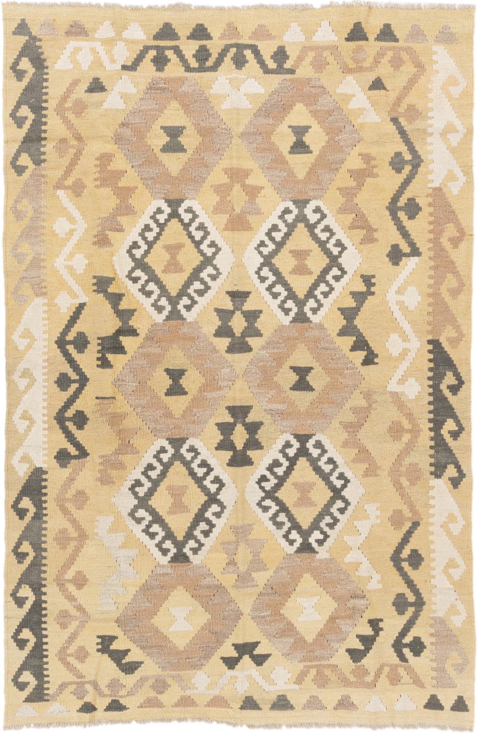 Kilim Afghan 120x183 tapis d'Orient tissé main en laine