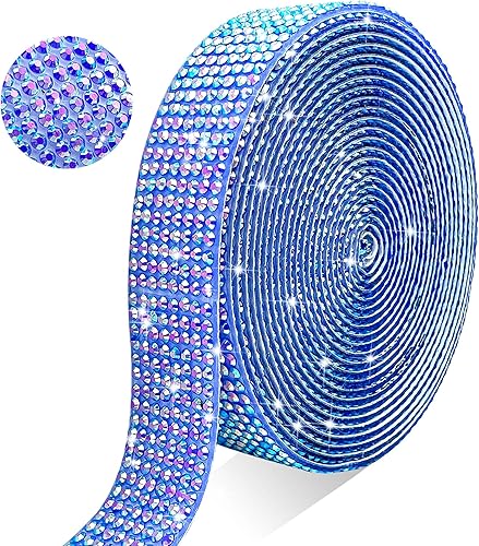 GUGANEL Tiras de cristal autoadhesivas de resina con diamantes de imitación verdes, para manualidades, bodas, fiestas de Navidad de Halloween (8