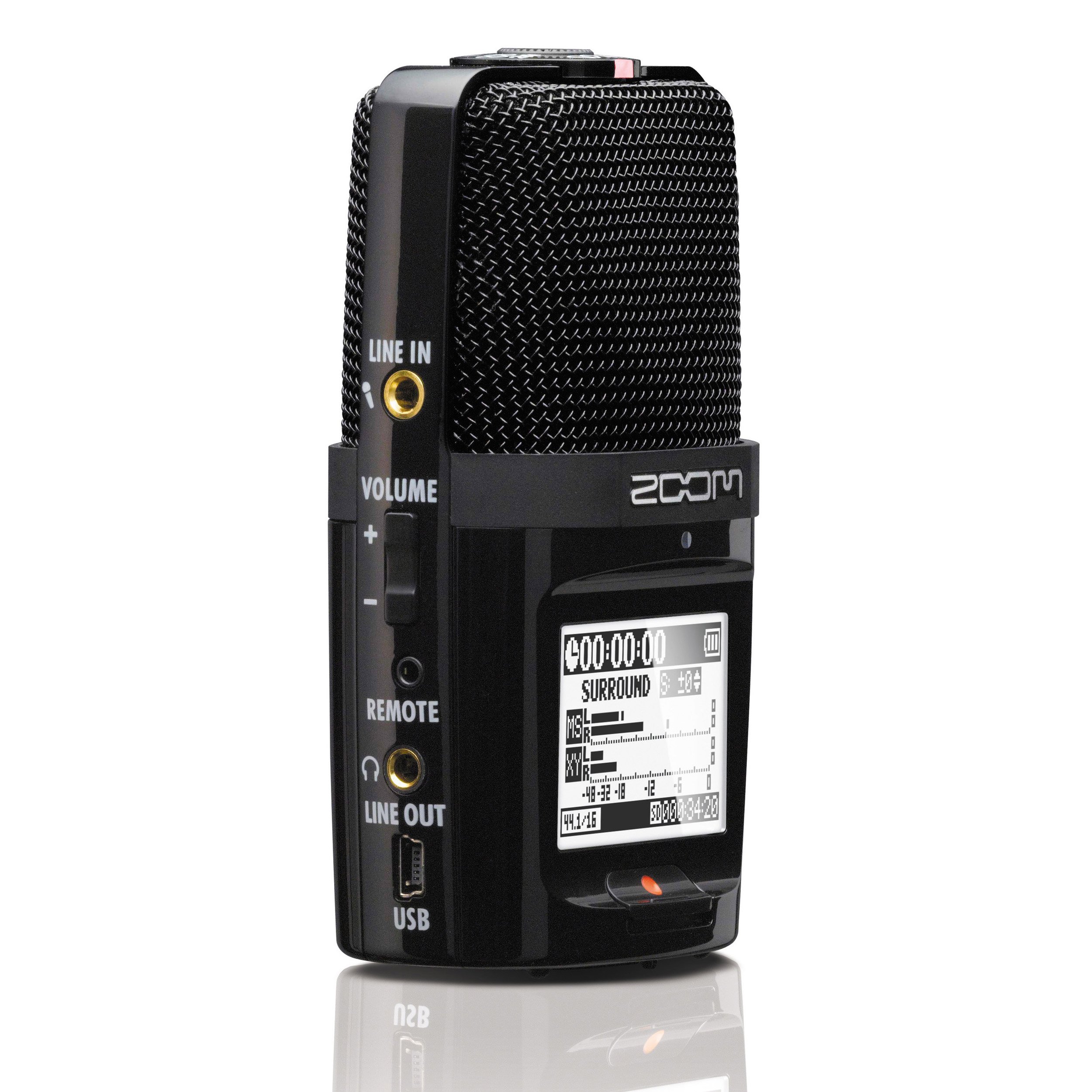 Zoom H2n Enregistreur multipiste numérique avec casque audio résident R100